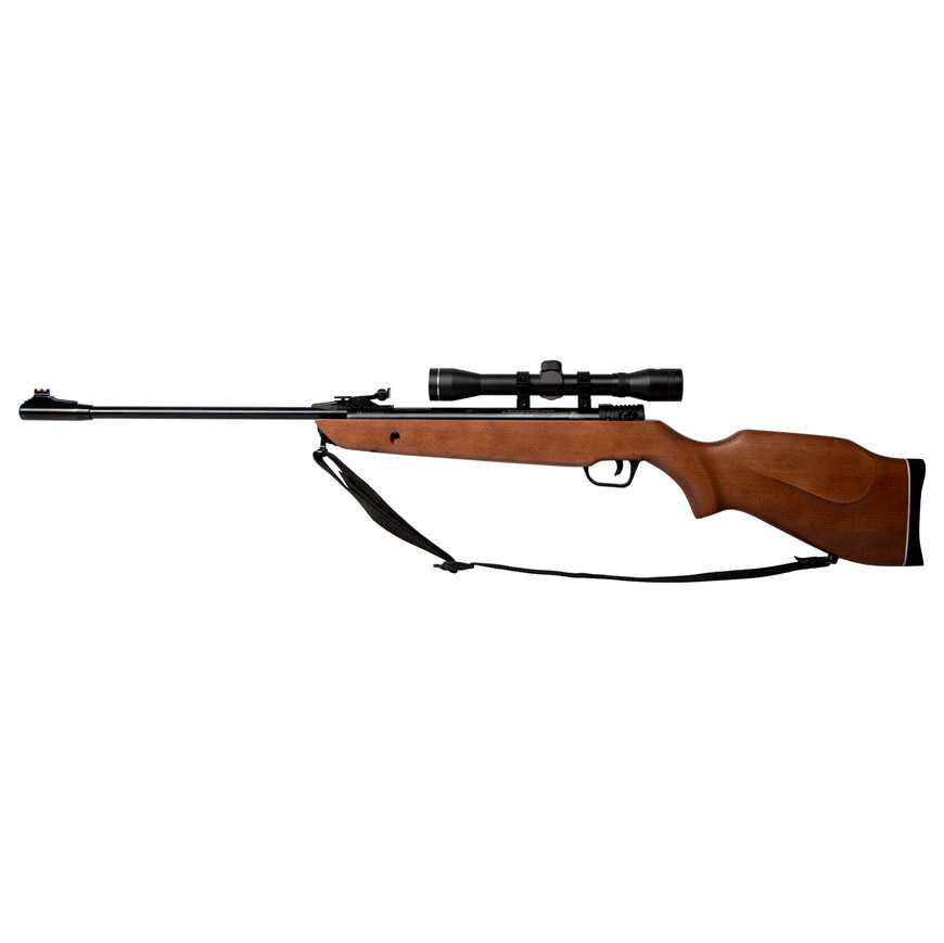 Rifle Deportivo Rm-100 Barniz Cal. 5.5mm + Mira 4x32 Mendoza