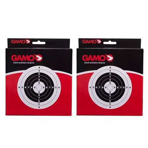 2pack Dianas De Cartón Gamo Para Tiro Al Blanco 100 Piezas