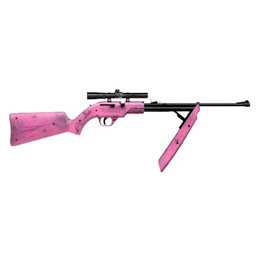 Rifle Bombeo 4.5mm Crosman 760px Rosa Con Mira 4x15