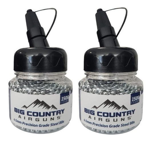 2pack Balines De Acero Big Country Bc1500 4.5mm 1500 Pz