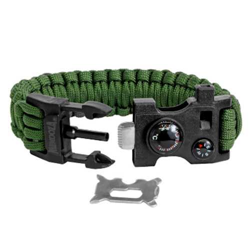 Pulsera Paracord Tactica Supervivencia + Termometro Mendoza