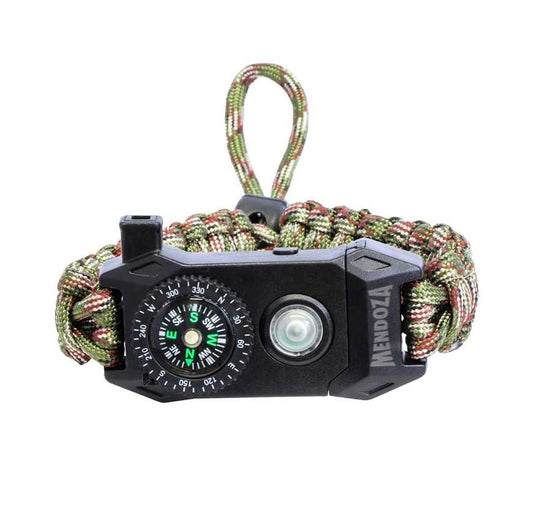 Pulsera Camuflaje Paracord Supervivencia + Luz Led Mendoza