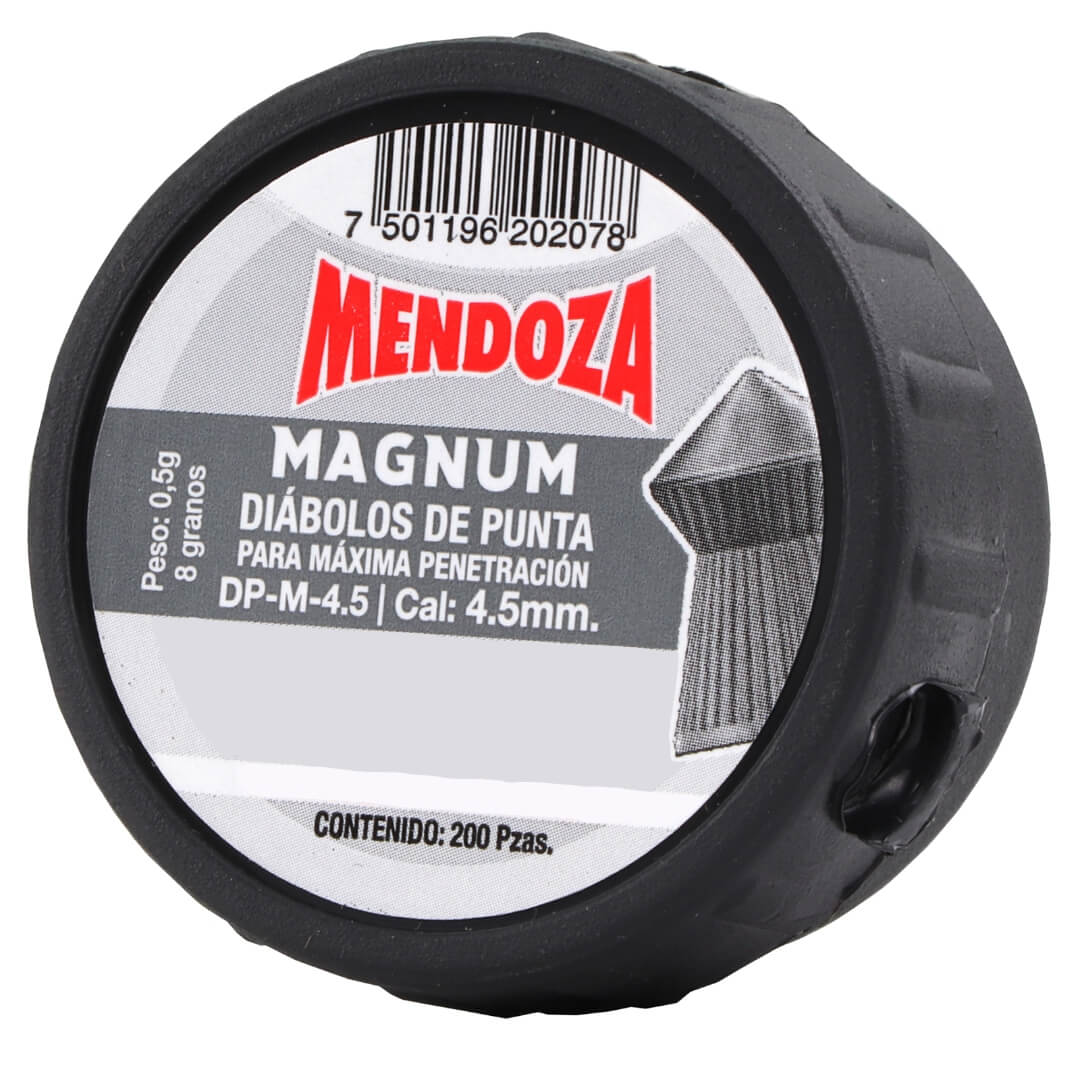 Diábolos Mendoza MagnumCal. 4.5 Con 200 pz.