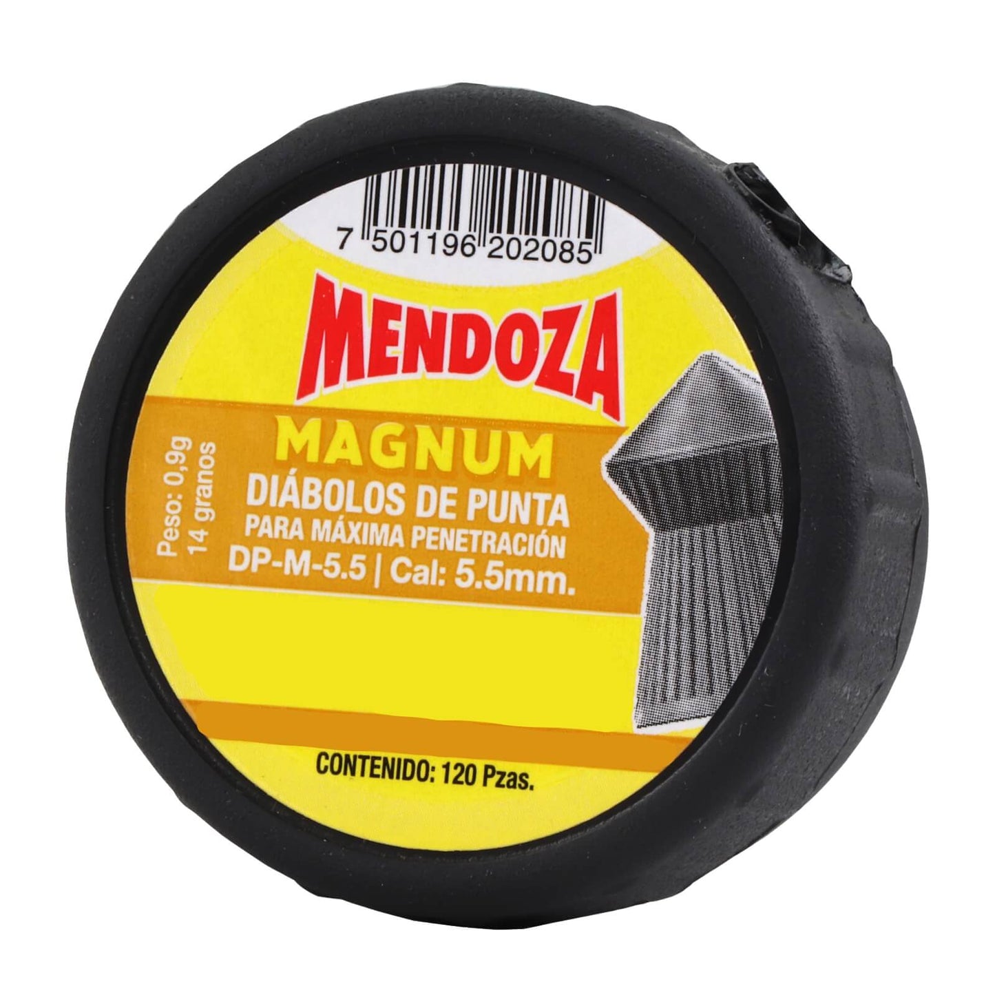 Diábolos Mendoza Magnum Cal. 5.5mm Con 120 pz.