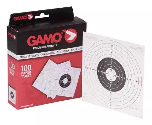 2pack Dianas De Cartón Gamo Para Tiro Al Blanco 100 Piezas