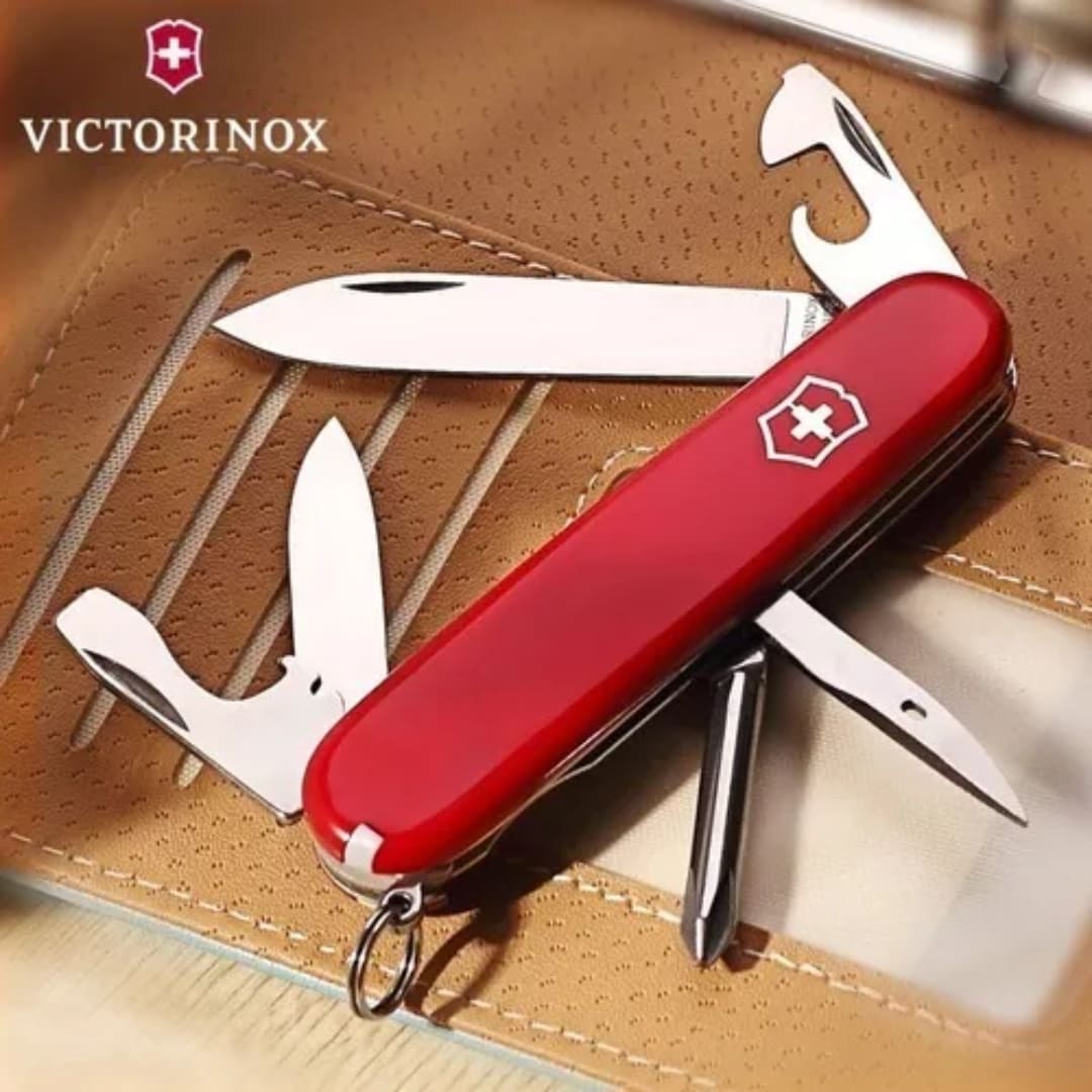 Navaja Suiza Victorinox Spartan Roja Con 12 Usos 91mm