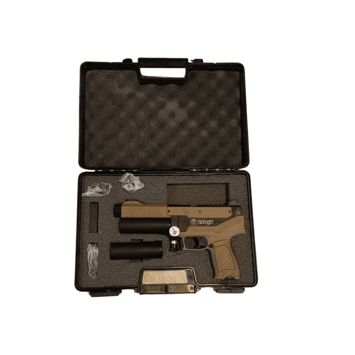 Pistola Pcp Hatsan Velox 5.5mm Semiautomática 12 Tiros Fde