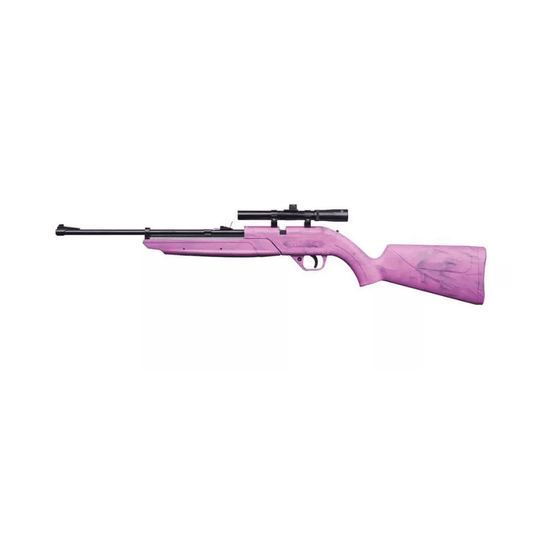 Rifle Bombeo 4.5mm Crosman 760px Rosa Con Mira 4x15