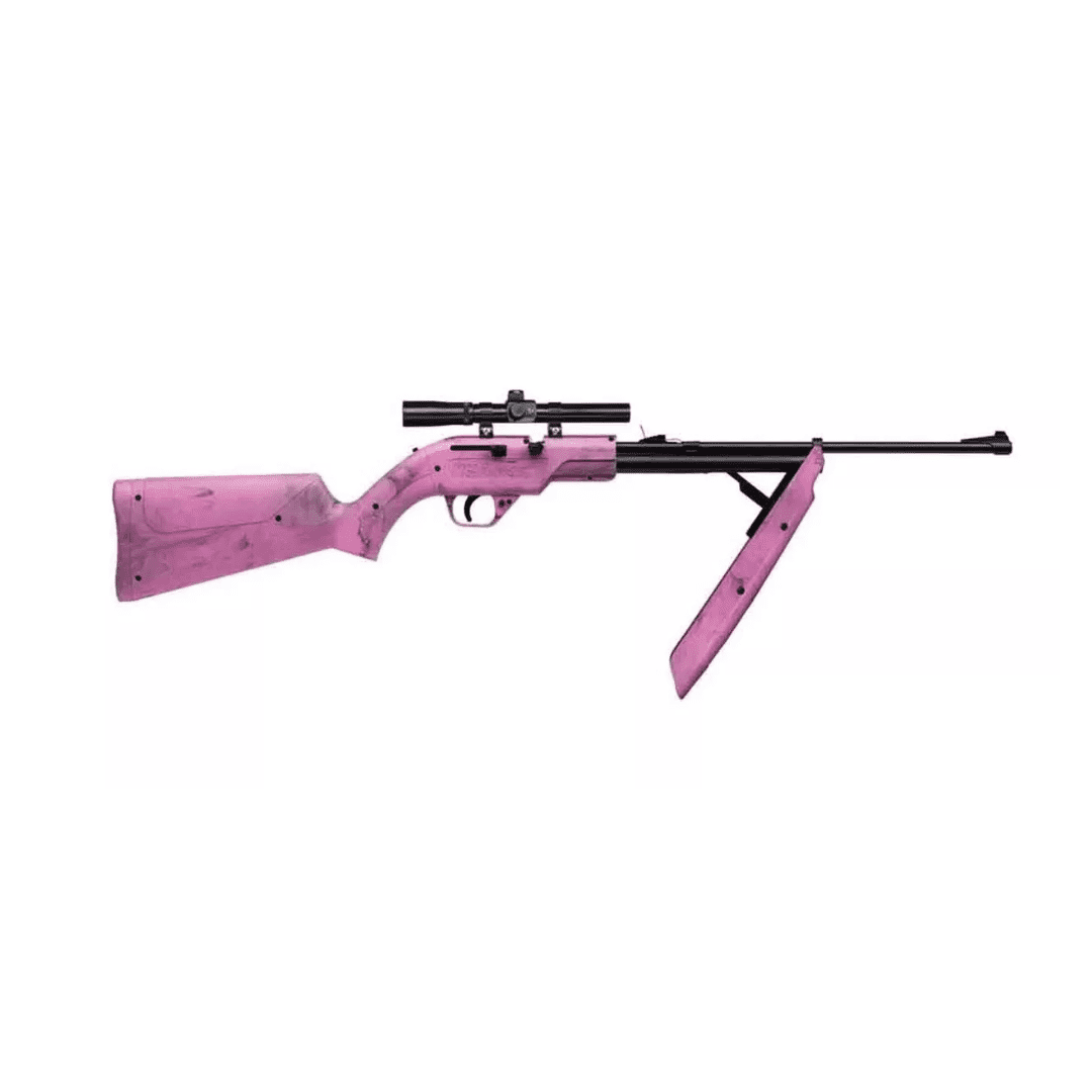 Rifle Bombeo 4.5mm Crosman 760px Rosa Con Mira 4x15