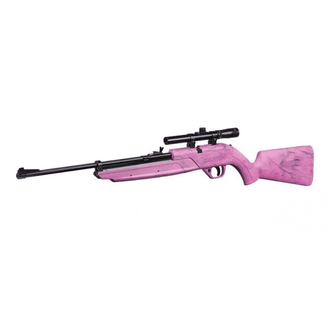 Rifle Bombeo 4.5mm Crosman 760px Rosa Con Mira 4x15