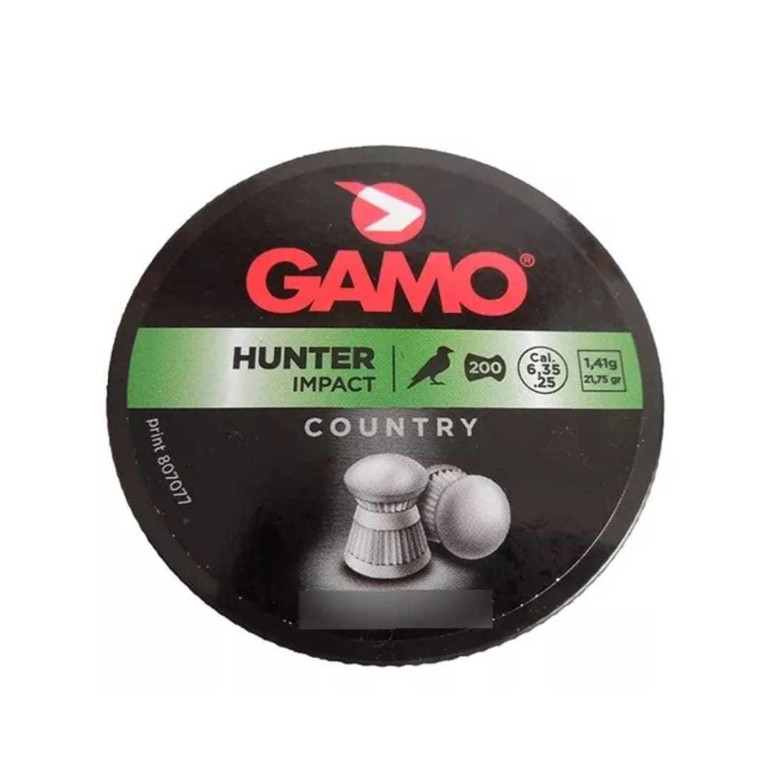 Diabolos Copitas Gamo Hunter Metal Cal. 6.35mm 200 Pzs