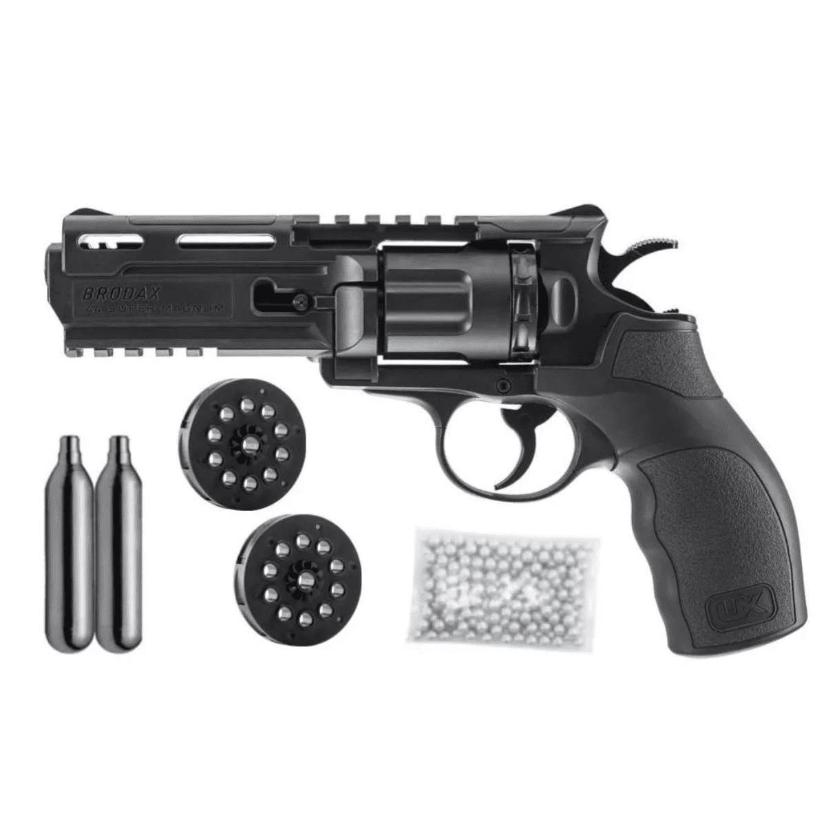 Pistola Co2 Umarex Brodax Cargador De 10 Tiros 395fps 4.5mm