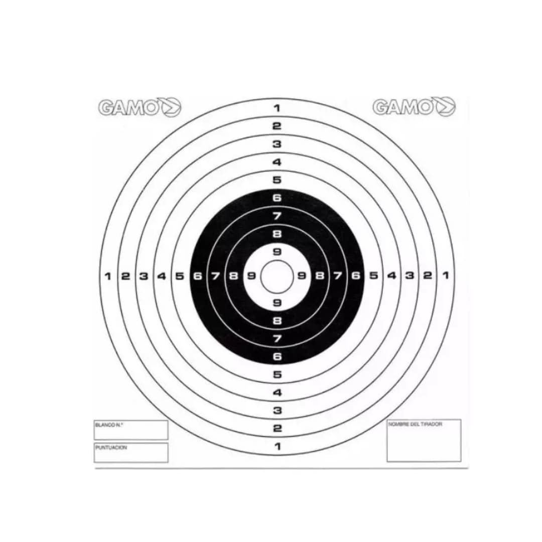 2pack Dianas De Cartón Gamo Para Tiro Al Blanco 100 Piezas