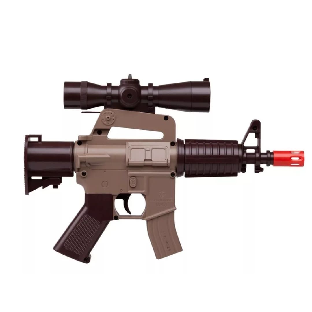 Mini Rifle Airsoft Eléctrico Automático Estilo M4 6mm Bbs