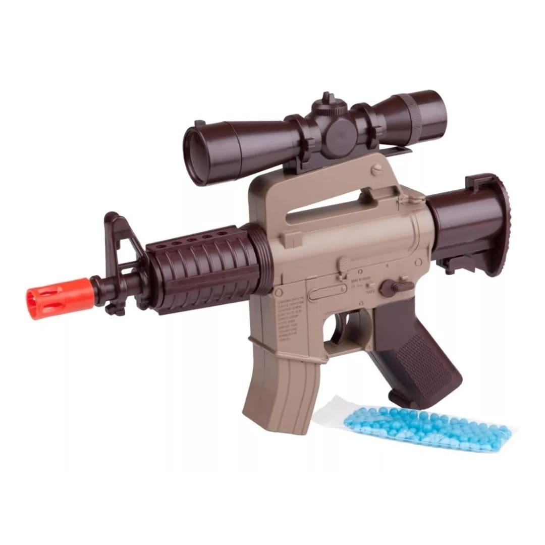 Mini Rifle Airsoft Eléctrico Automático Estilo M4 6mm Bbs