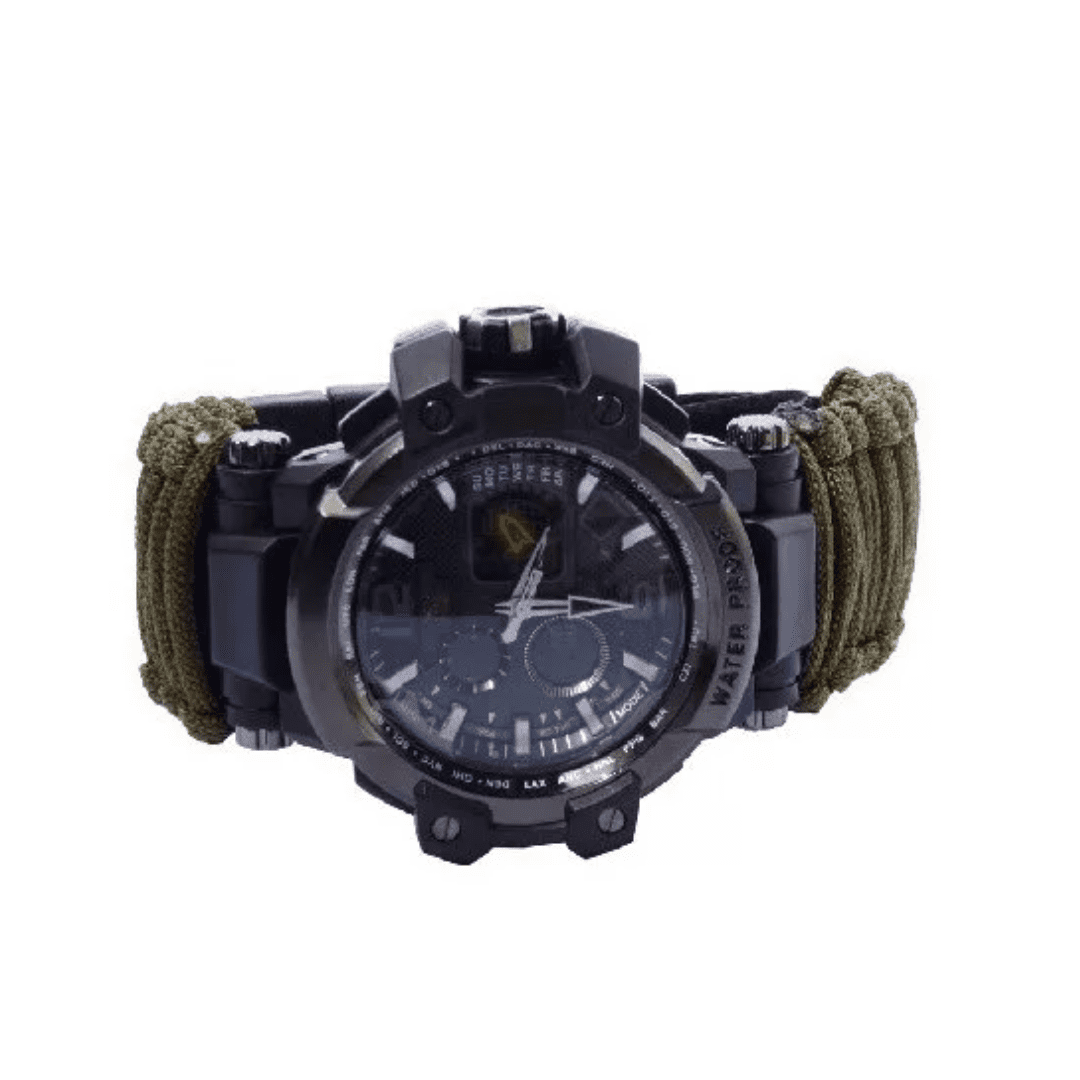 Reloj Supervivencia Paracord Mendoza Mc-009 Militar Táctico