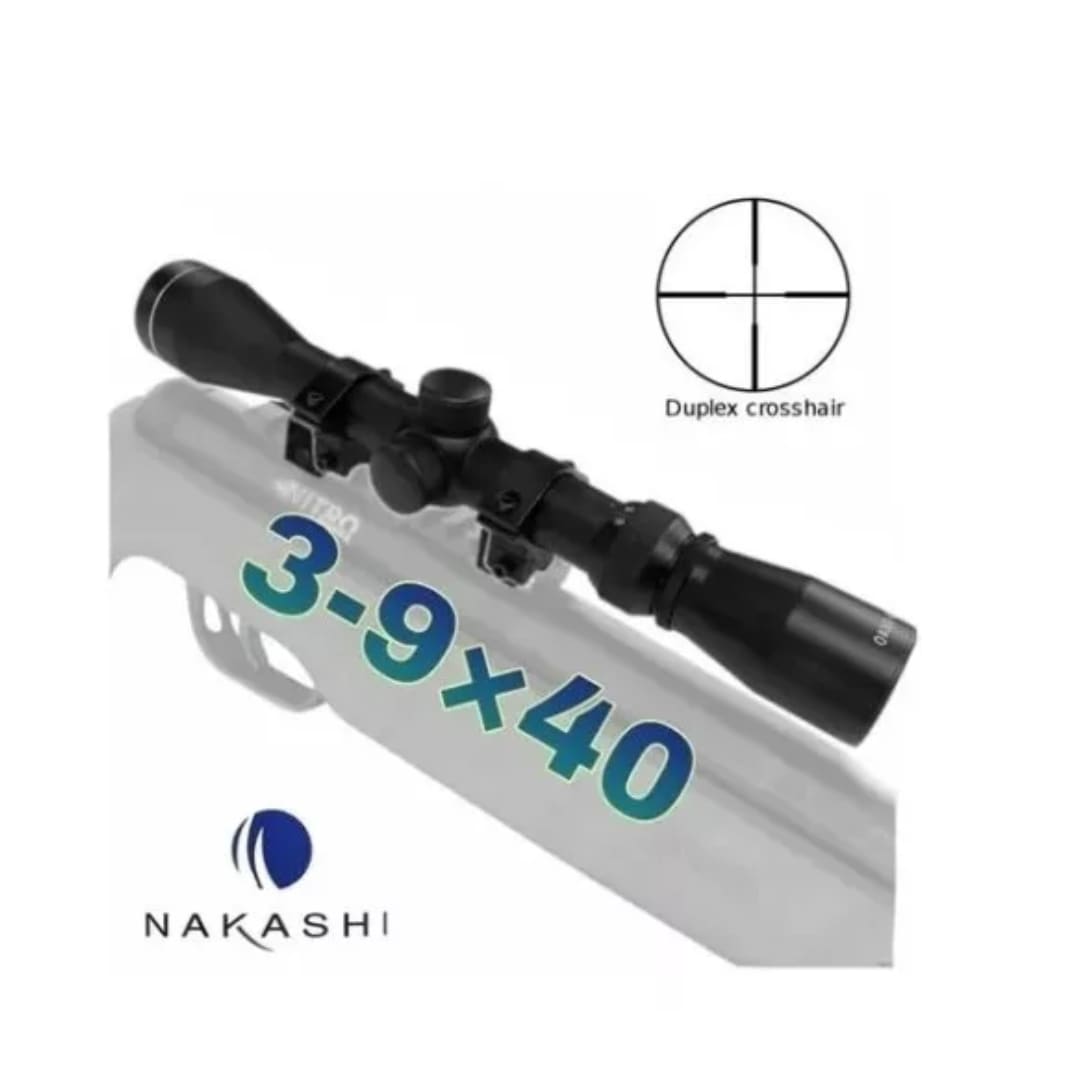 Mira Telescopica Nakashi 3-9x40 Ls11307 Incluye Montura 11mm