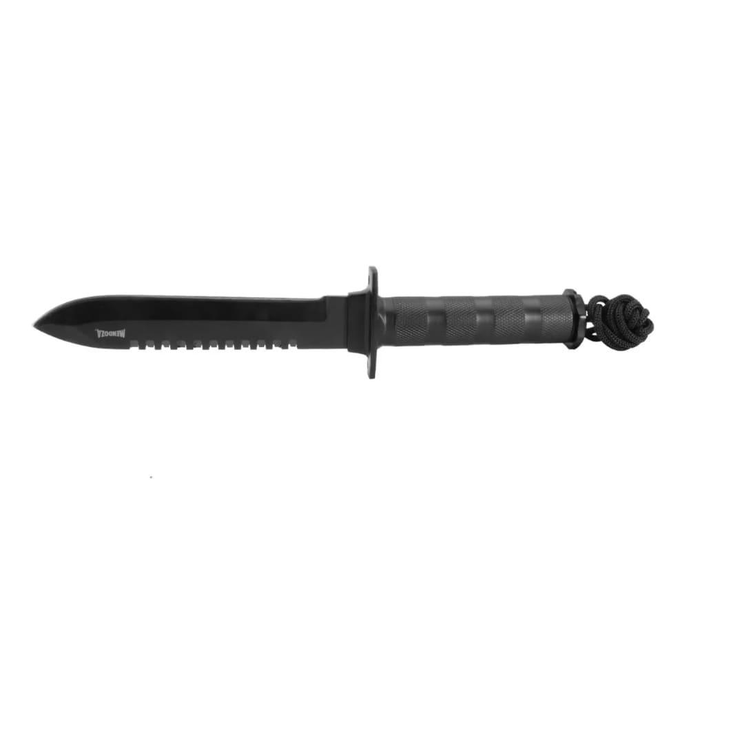 Cuchillo De Supervivencia Mendoza Mc-034 Con 11 Accesorios - Negro - color: Negro