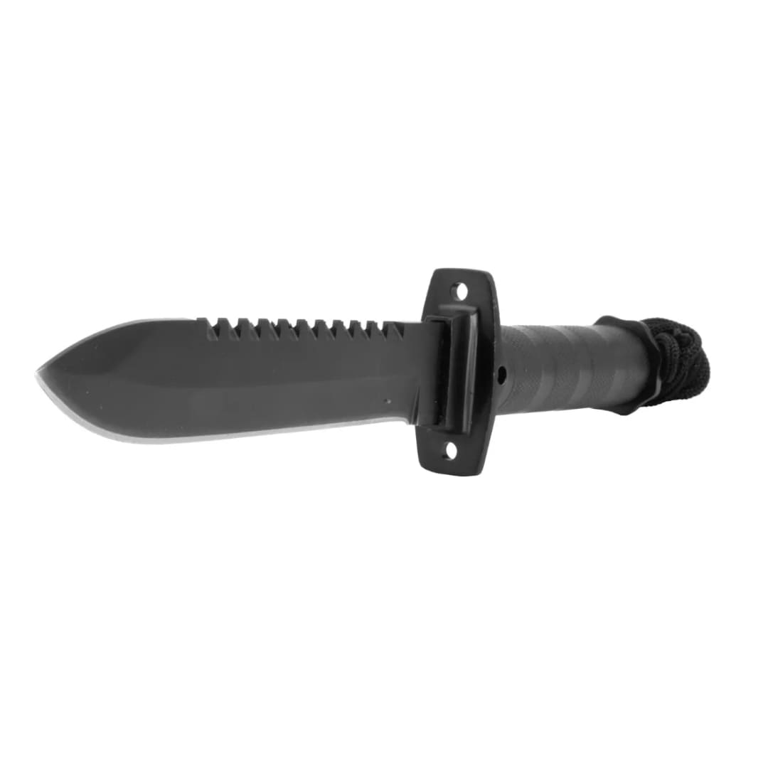 Cuchillo De Supervivencia Mendoza Mc-034 Con 11 Accesorios - Negro - color: Negro