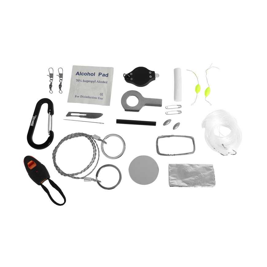 Kit Supervivencia Paracord 16 En 1 Mendoza Mc-016 Camping