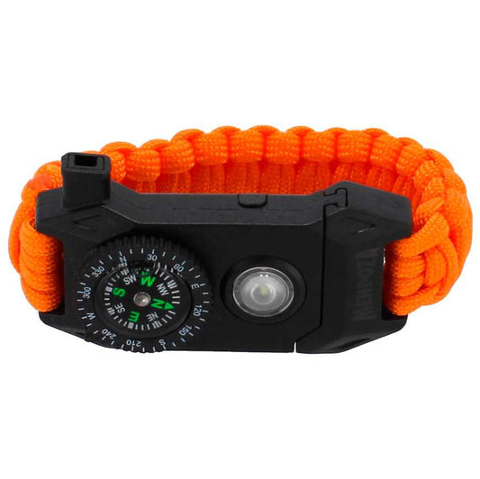 Pulsera Infantil De Supervivencia Mendoza Mc-026 Naranja