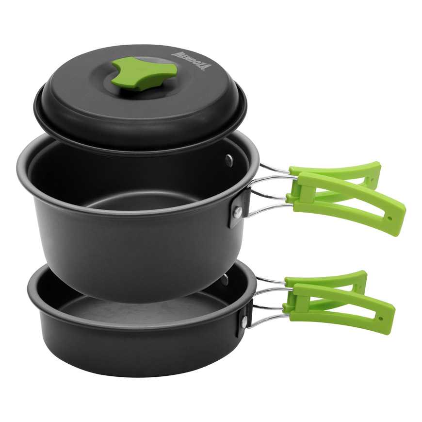 Kit Utensilios De Cocina Para Camping Mendoza Mc032 8 Piezas