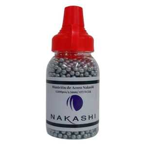 Balines Municion De Acero Nakashi Mun1500 Cal 4.5mm 1500 Pz