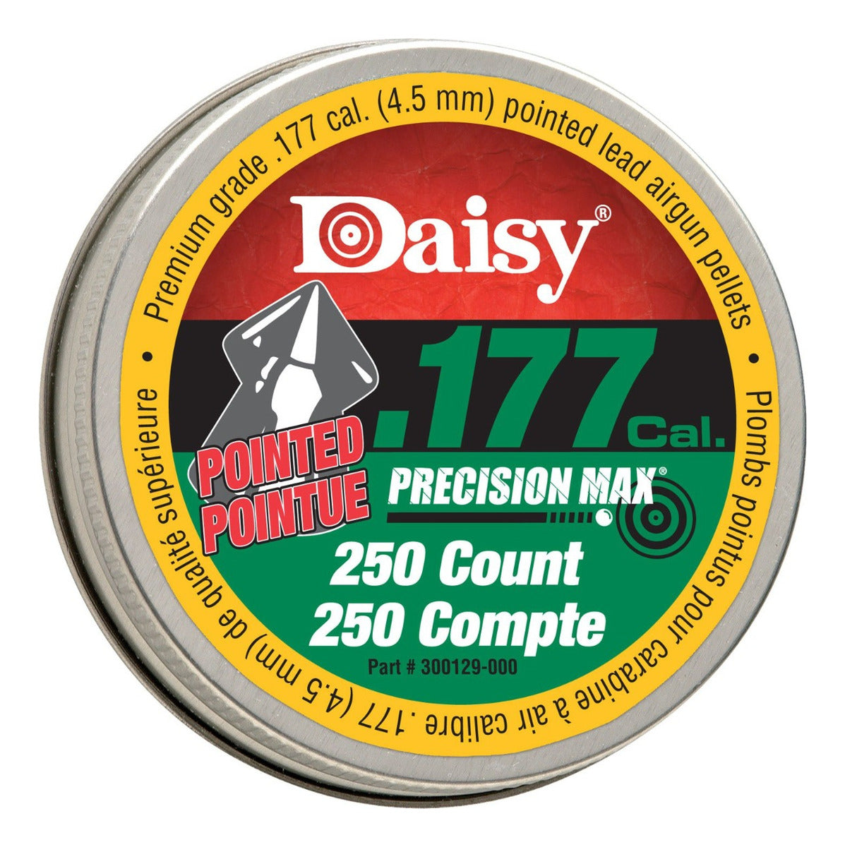 Diábolos Daisy 7777 Cal. 4.5 Mm 250 Pzs Con Punta