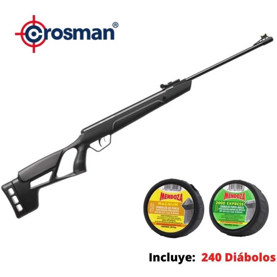 Rifle Crosman Vital Shot Ct2s De Quiebre + 240 Tiros 5.5mm_0