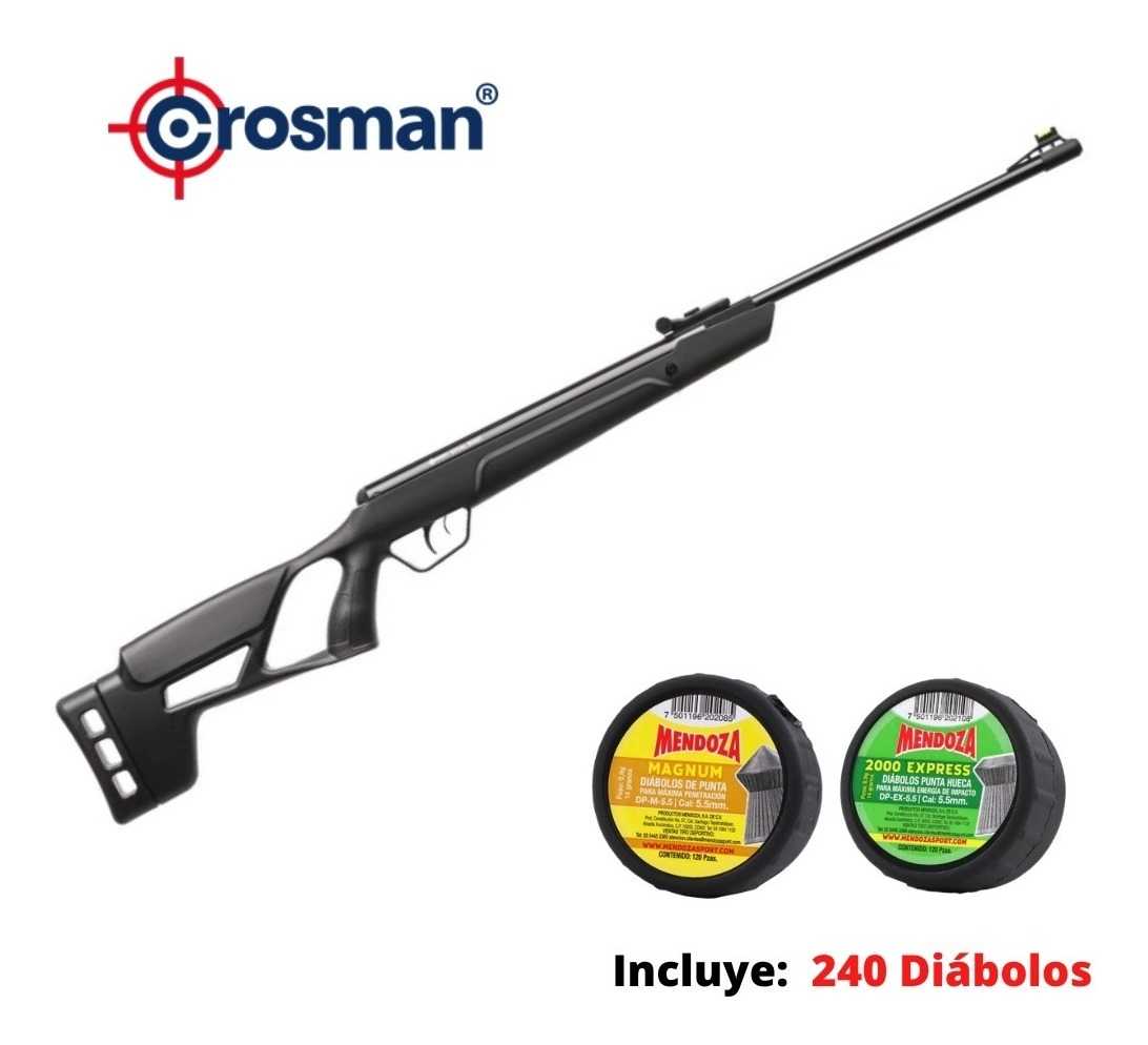 Rifle Crosman Vital Shot Ct2s De Quiebre + 240 Tiros 5.5mm - TIRO DEPORTIVO  MX